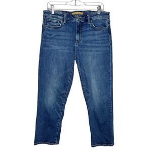 JOE'S JEANS / medium wash the Lara Petite straight jeans / 31